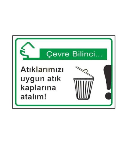 Atıklarımızı Uygun Atık Kaplarına Atalım