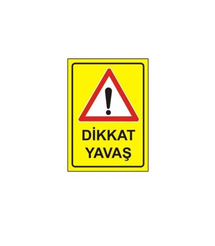 Dikkat Yavaş Levhası