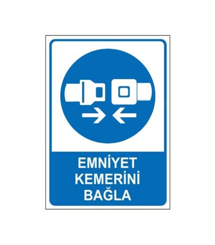 Emniyet Kemerini Bağla Levhası