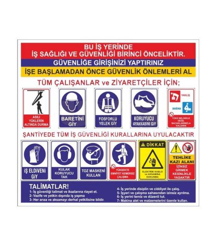 İnşaat ve Şantiye Tabelası
