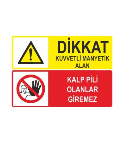 Dikkat Kuvvetli Manyetik Alan Kalp Pili Olanlar Giremez
