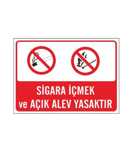 Sigara İçmek ve Açık Alev Yasaktır