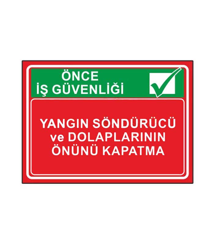 Yangın Söndürücü ve Dolaplarının Önünü Kapatma Levhası kopya 5